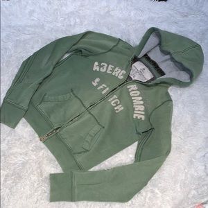 Abercrombie and Fitch hooded zip up sweatshirt